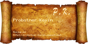 Probstner Kevin névjegykártya